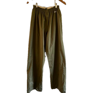 Helly Hansen Rain Wind Pants Army Green Khaki Men Size Medium